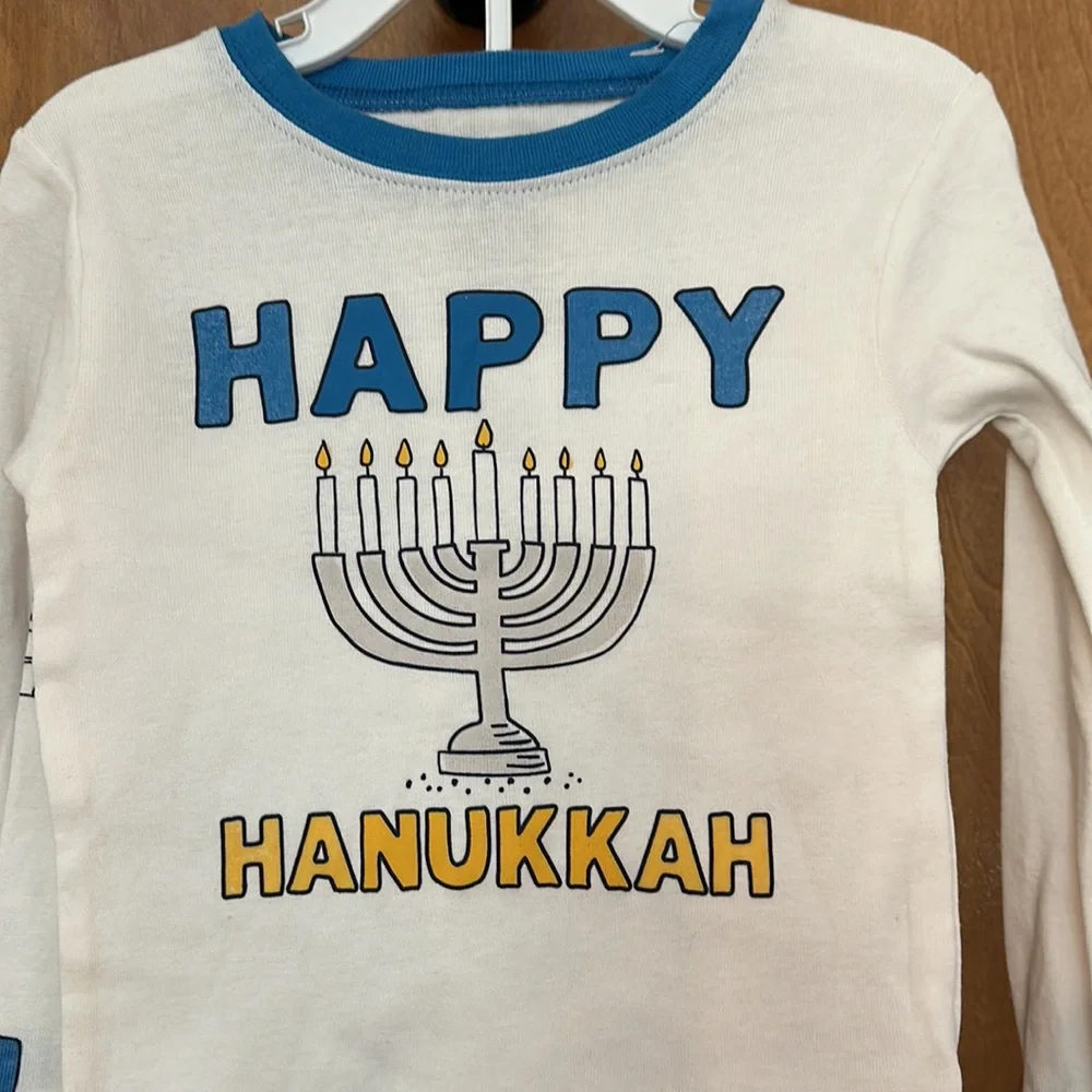 Happy HANUKKAH 2 piece long sleeve pajama set